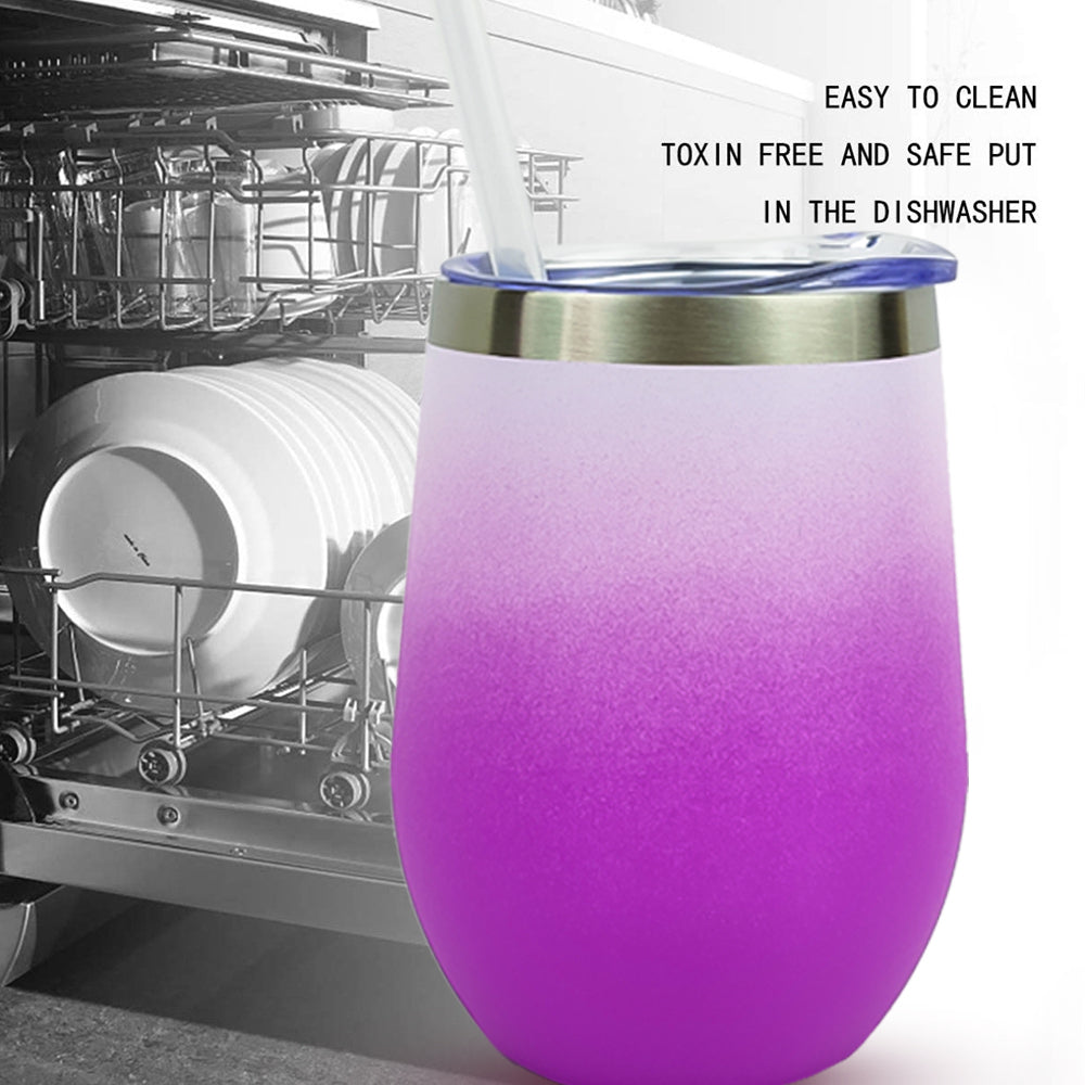 Gradient Purple Wine Tumbler