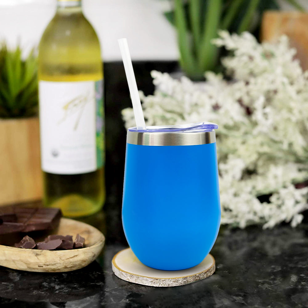 Blue Wine Tumbler