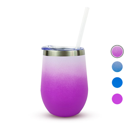 Gradient Purple Wine Tumbler